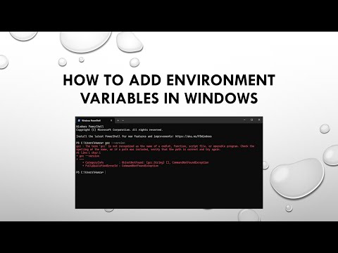 How to Set Environment Variables in Windows 10/11 | System PATH Setup Tutorial