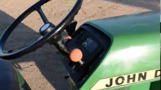 John Deere 420 Lawn Tractor Demo