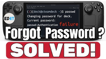 Forgot  Steam Deck Sudo Password? [ See New Method in Desc ]