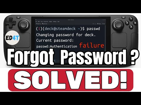 Forgot  Steam Deck Sudo Password? [ See New Method in Desc ]