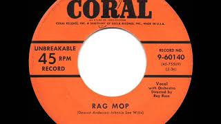 Video thumbnail of "1950 HITS ARCHIVE: Rag Mop - The Ames Brothers (their original #1 version)"