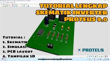 RANGKAIAN INVERTER DC TO AC | Schematic Proteus | Septian Rahmananda - Unisma Bekasi