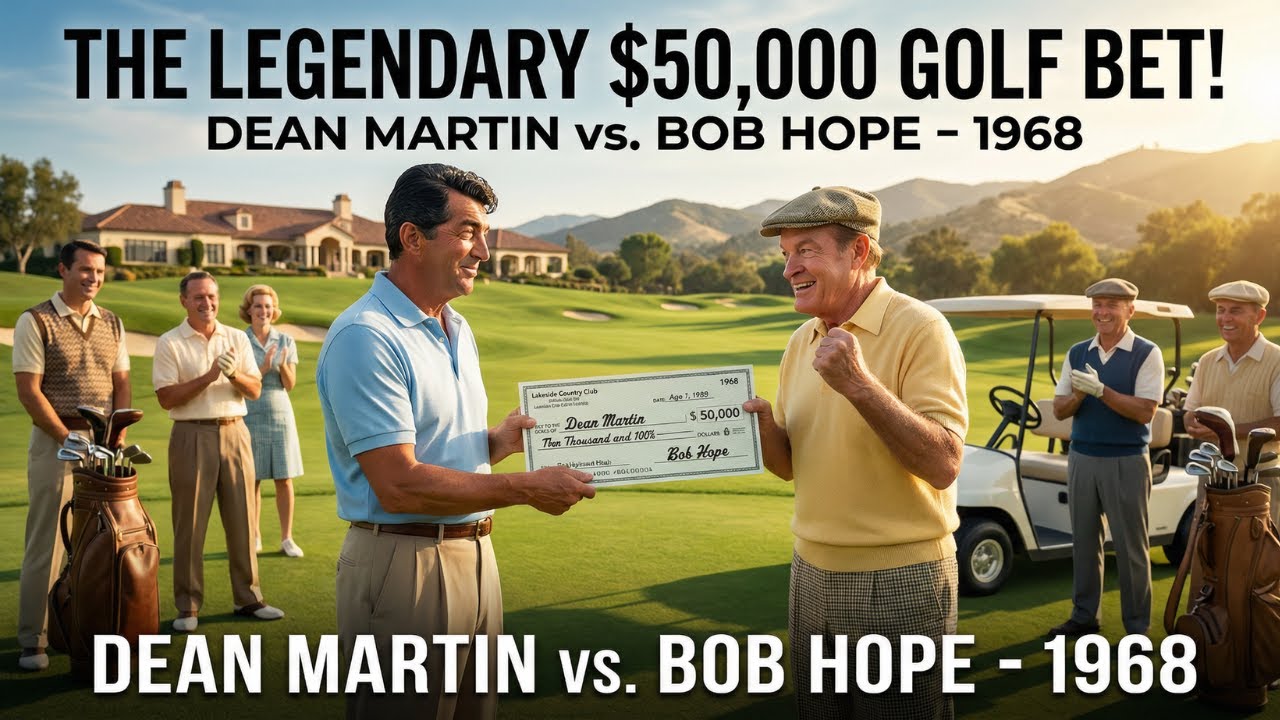 Dean Martin Let Bob Hope Win $50,000 on Purpose—What He Did With the Check Made Hope Tear Up