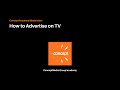How to advertise on the tv in the uk  concept academy masterclass conceptacademy concepttv