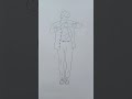  sketch drawing  easy  boy with luv  shorts  avanshika unique arts   1k
