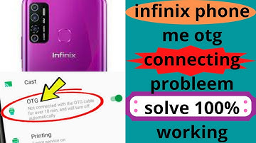 How to fix otg problem in infinix phone/infinix smart 5 otg problem/how to connect otg infinix phone
