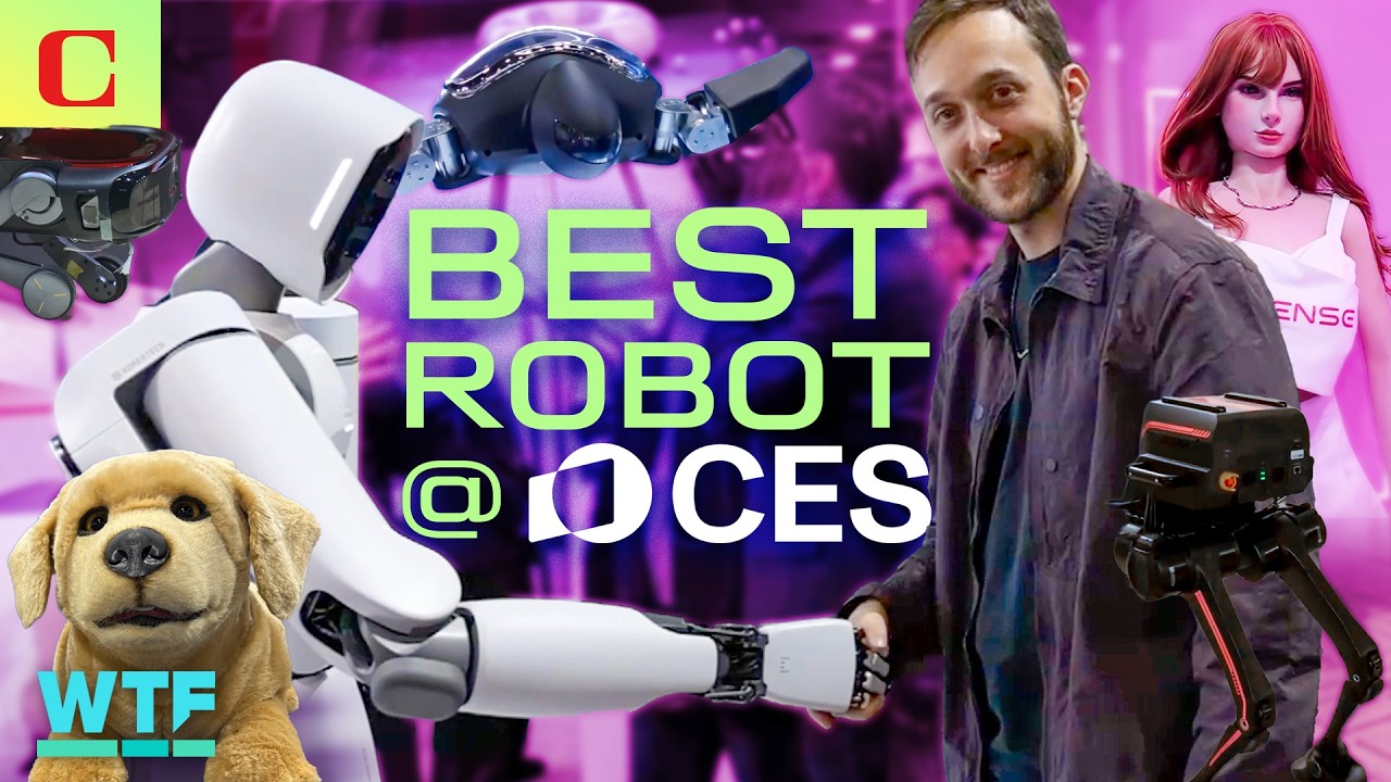 The Best Robots at CES: The Weird, the Wet, and the Uncanny
