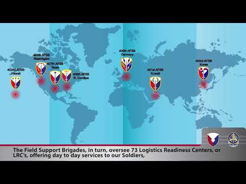 Video: ¿Dónde está Army Sustainment Command?