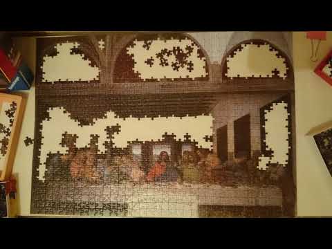 Puzzle. The Last Supper - Leonardo da Vinci. 70 x 50 cm. 1000 Pieces.  Пазлы. პაზლი. ფაზლი.