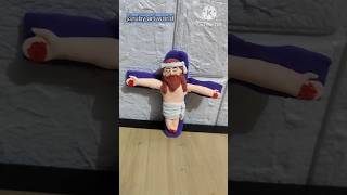 Jesus Christ Idol with clay | Good Friday #diy #art #artwork #claysculpture #jesus #jesussaves #clay screenshot 2