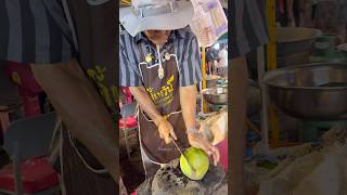 Fresh Coconut Water - Fruits Cutting Skill