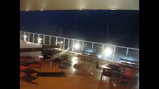 P&O Ferries Spirit of Britain Calais/Dover ferry in a hurricane!! HUGE waves, aborted entry! Part 5