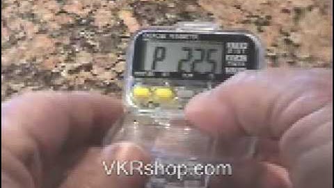 Pedometer - Steps-Miles-Calories Pedometer by VKRfitness (Model SD-05)