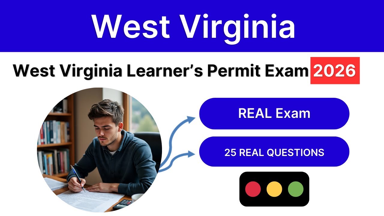 Pass West Virginia Learner’s Permit Practice Exam 2026 – 25 Real