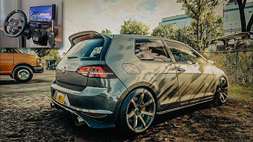 VW Golf R | NFS Unbound | Logitech g29 gameplay