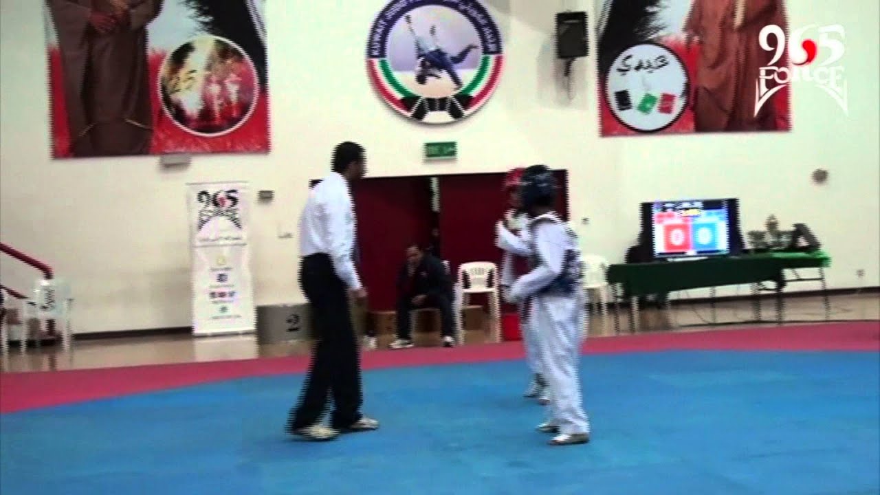 اليوم الختامي لبطولة التايكوندو الأولى للشباب في الكويت 2015 Final day in Kuwait Taekwondo Cadets .