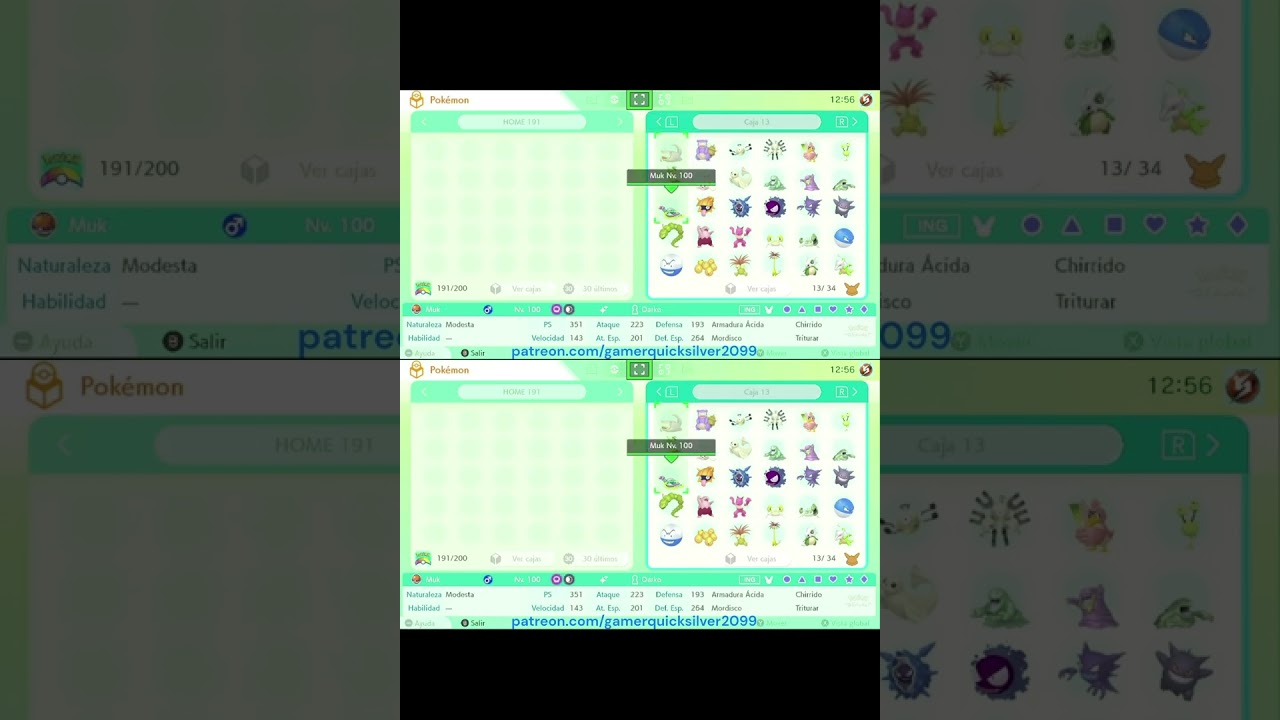 Shiny Living Dex Pokemon Lets go: Home