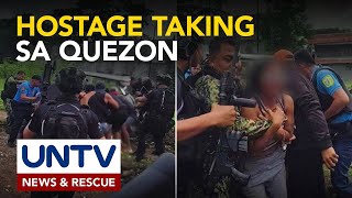 Hostage Taker Sa Tiaong, Quezon, Tumagal Ng Ilang Oras Bago Mahuli