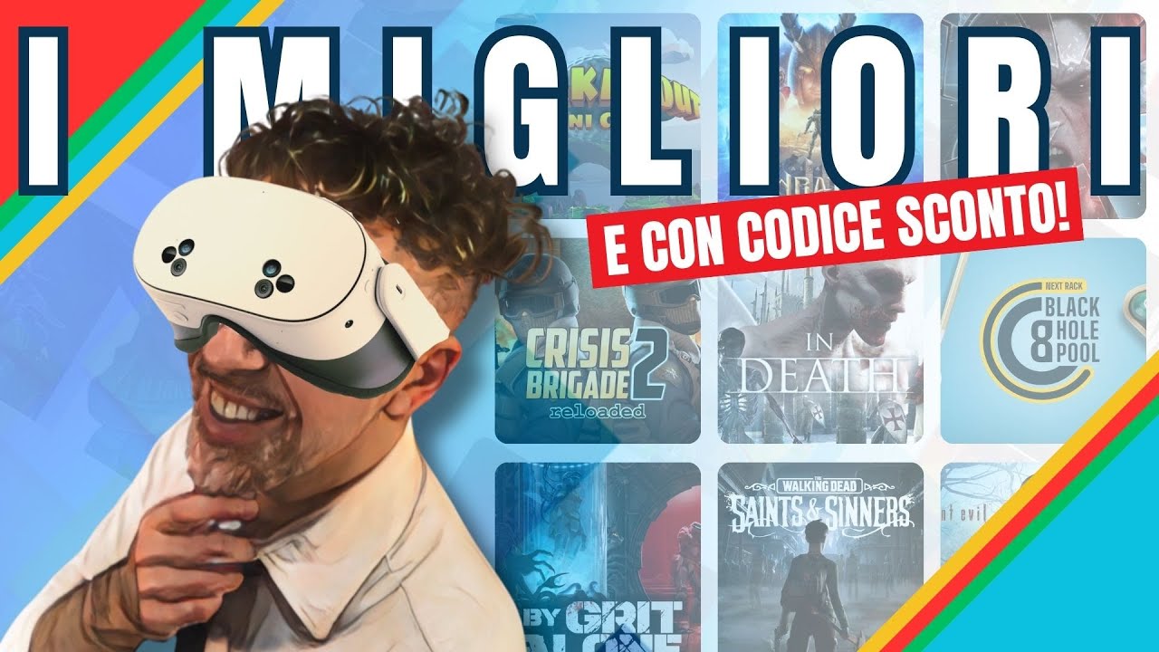 GUIDA AI GIOCHI MIGLIORI META QUEST 3 (E CODICI SCONTO)