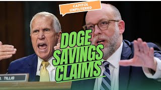 MUST WATCH: Sen Tillis ask Vought on DOGE savings claims .