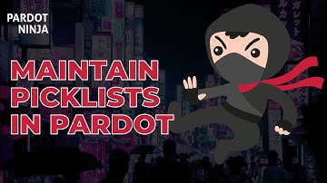 MAINTAINING PICKLISTS IN PARDOT