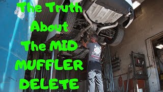 The Truth About The Mid Muffler Delete #subscribe