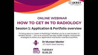 How To Get Into Radiology: Application & Portfolio Overview (Session 1) Net Worth