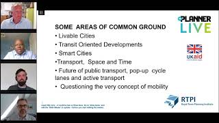 THE PLANNER LIVE ONLINE: Post-COVID urban mobility in low income countries