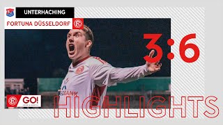 HIGHLIGHTS | SpVgg Unterhaching vs. Fortuna Düsseldorf 3:6 n.V. | Comeback mit Dreierpacker!