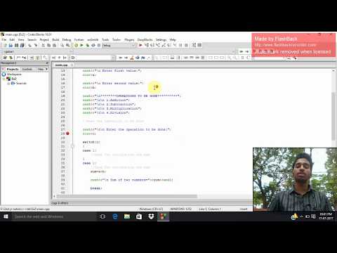 C++ program for simple calculator