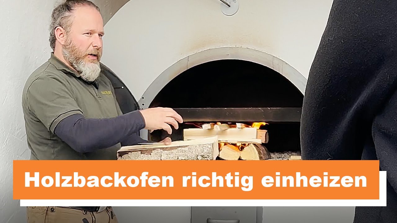 Holzbackofen richtig einheizen - Tipps vom Profi