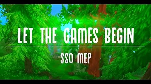 [sso mep] let the games begin