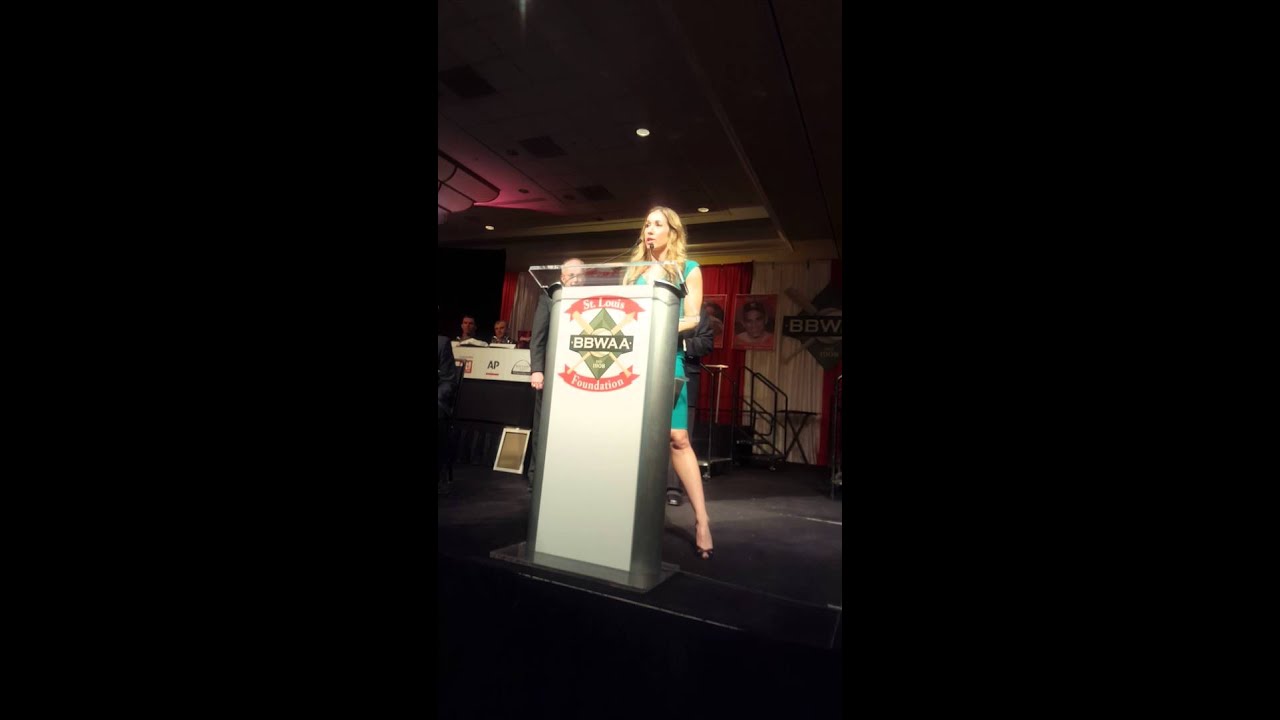 St. Louis BBWAA Dinner Speech