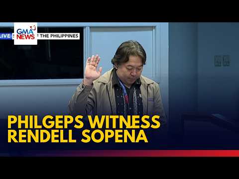 PhilGEPS witness Rendell Sopeña, humarap bilang testigo sa Day 28 ng impeachment trial | GMA News