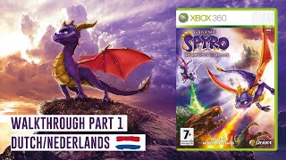 De Legende van Spyro: De Opkomst van een Draak - Xbox 360 Walkthrough Part 1 (Dutch / Nederlands)
