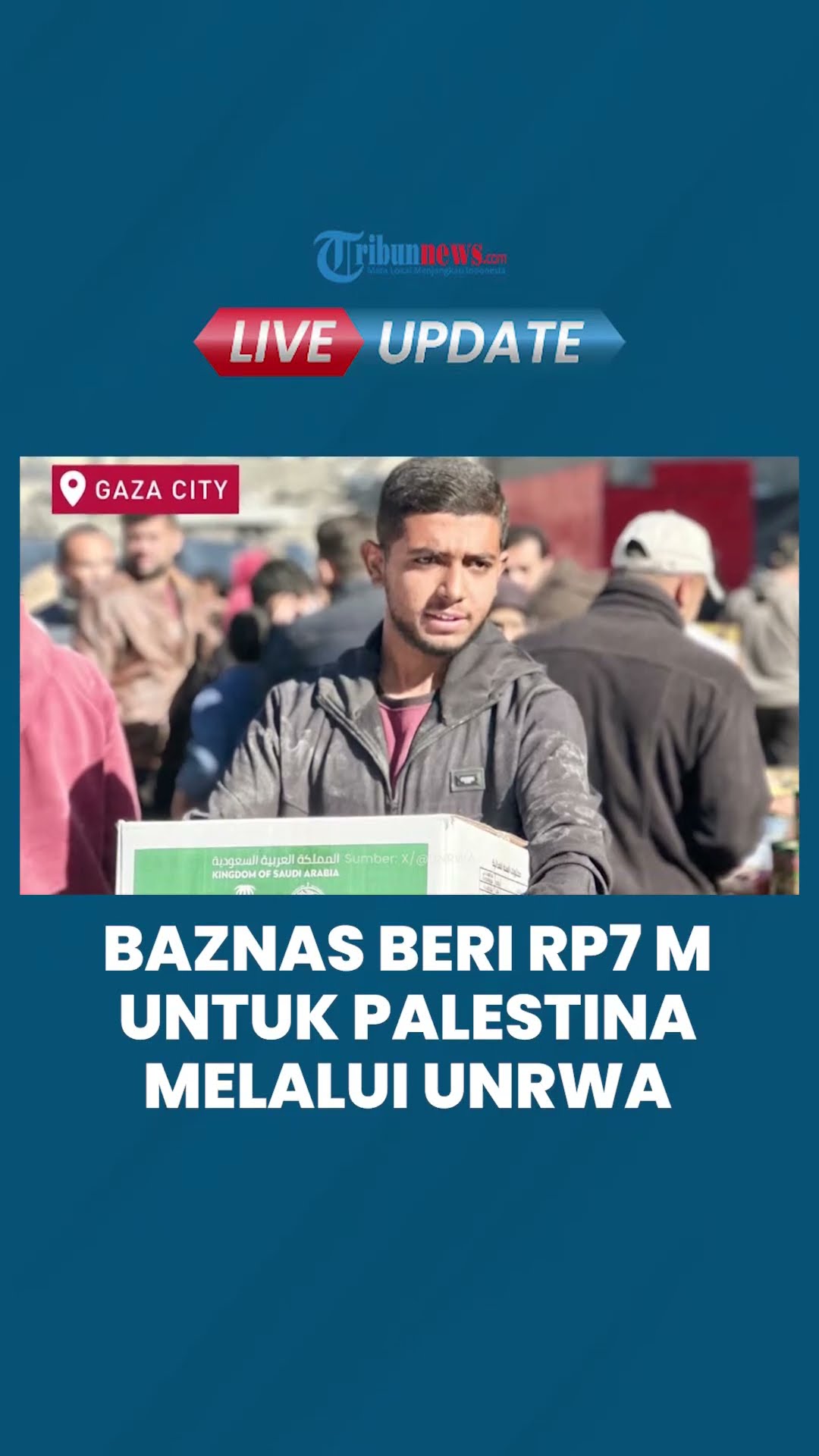 Baznas RI Lakukan Kerja sama dengan UNRWA untuk Palestina, Salurkan Bantuan Sebanyak Rp 7 Miliar