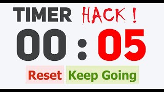 HOW TO Hack Timers Increase and Manipulate Time Clocks in Online Exams Tests in Any Website Trick !