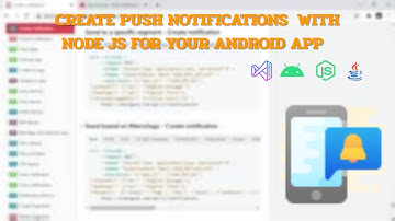 Android Studio & Node JS  - Create Push Notification With Node JS In Android App Using OneSignal