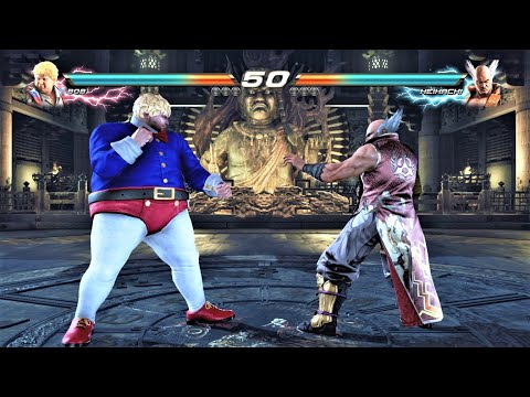 Bob vs Heihachi Mishima (Hardest AI) - Tekken 7 Arcade