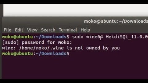 Wine error - wine is not owned by you, refusing to create a configuration directory there