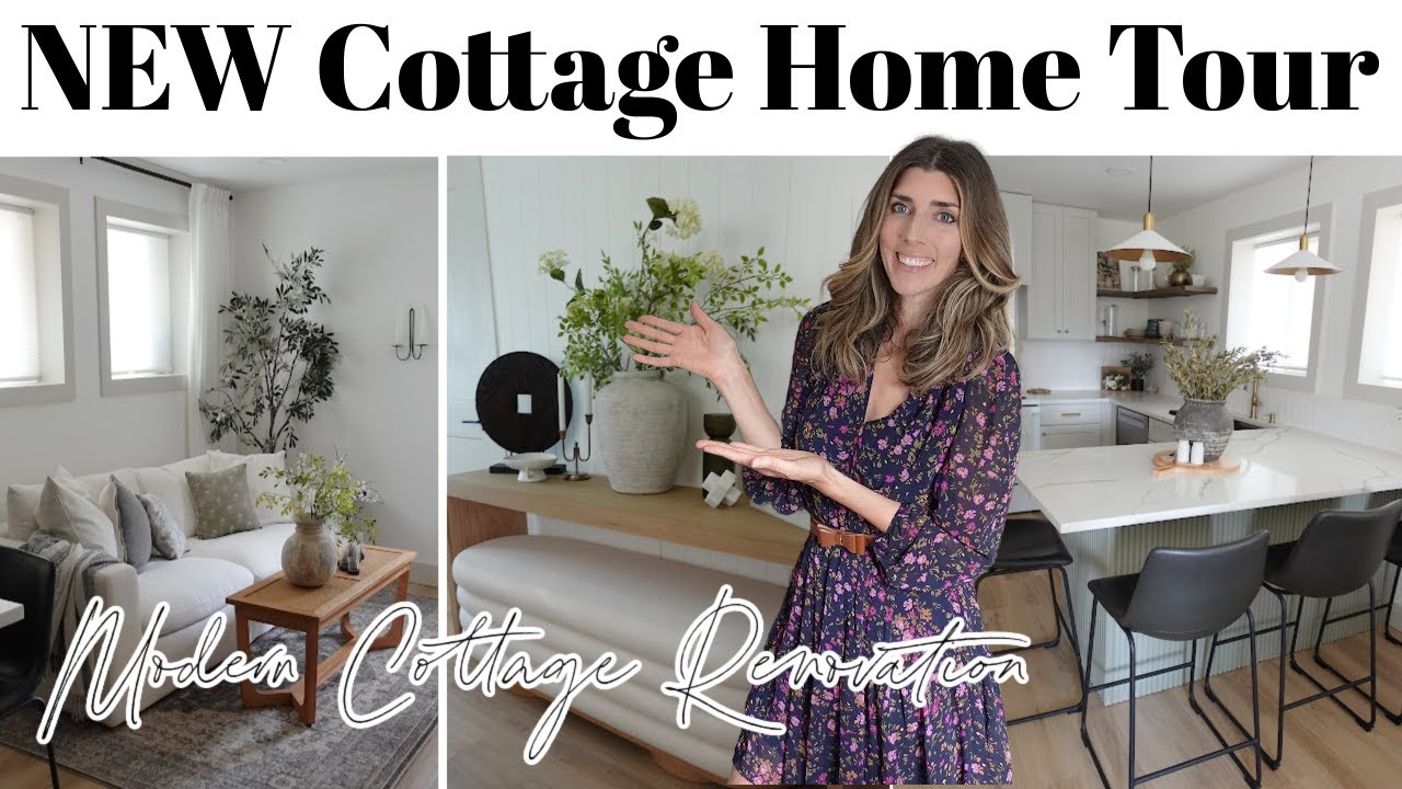 NEW Home Tour Modern Cottage House / Complete Renovation Before & After ...
