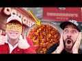 FIRST TIME TRYING DAVID DOBRIKS NEW PIZZA, DOUGHBRIKS! with MATT KING