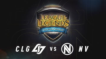 CLG vs. NV - Day 2 Game 5 | NA LCS Summer Split Quarterfinals | CLG vs. Team Envy (2017)