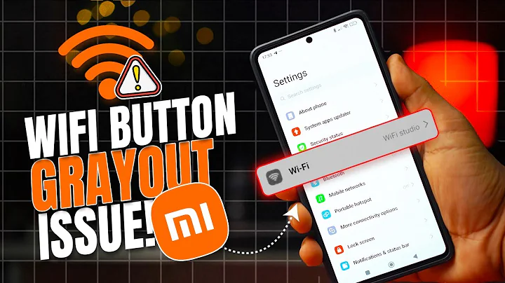 How To Fix WiFi Button Greyed out Issue on Xiaomi Phone | Solve WiFi Not Turning On Problem