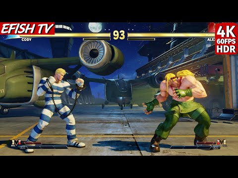 Cody vs Alex (Hardest AI) - Street Fighter V