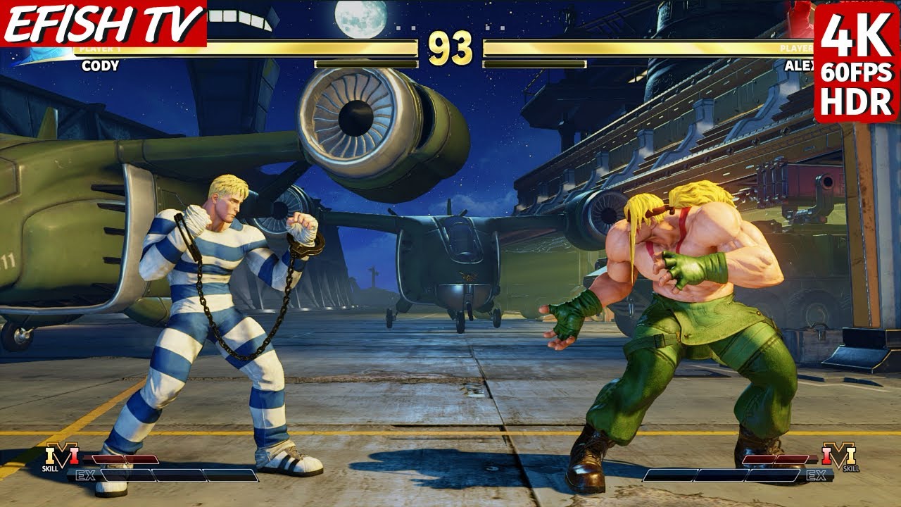 Cody vs Alex (Hardest AI) - Street Fighter V