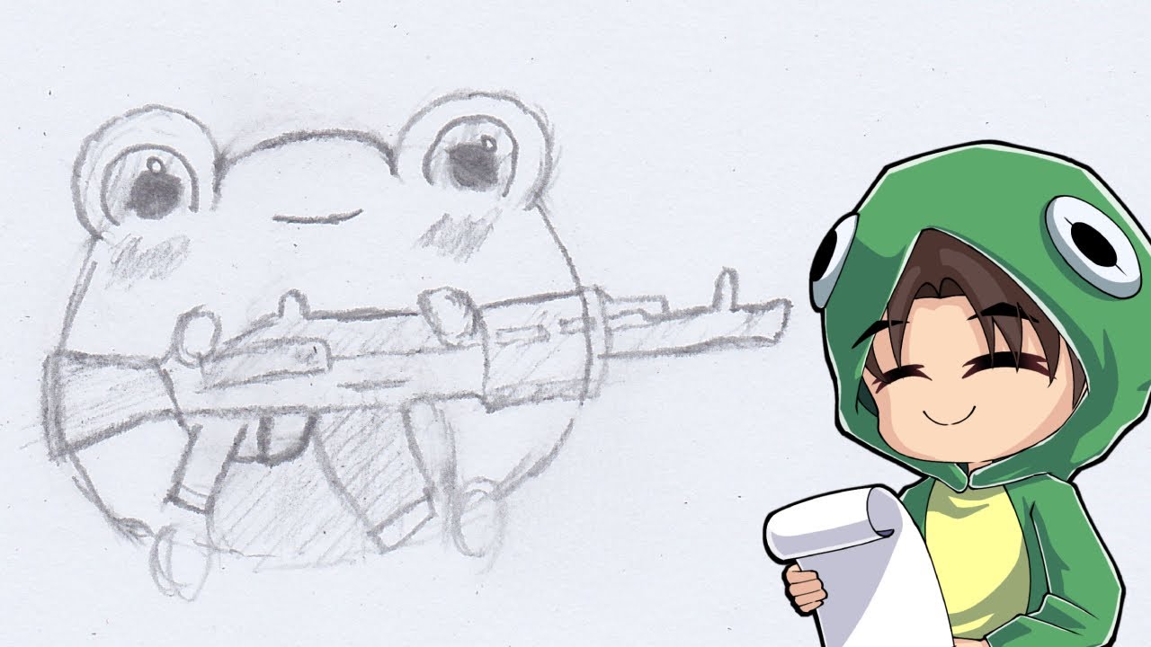 Following a beginner's guide to drawing Chibi Animals [HandCam] - YouTube