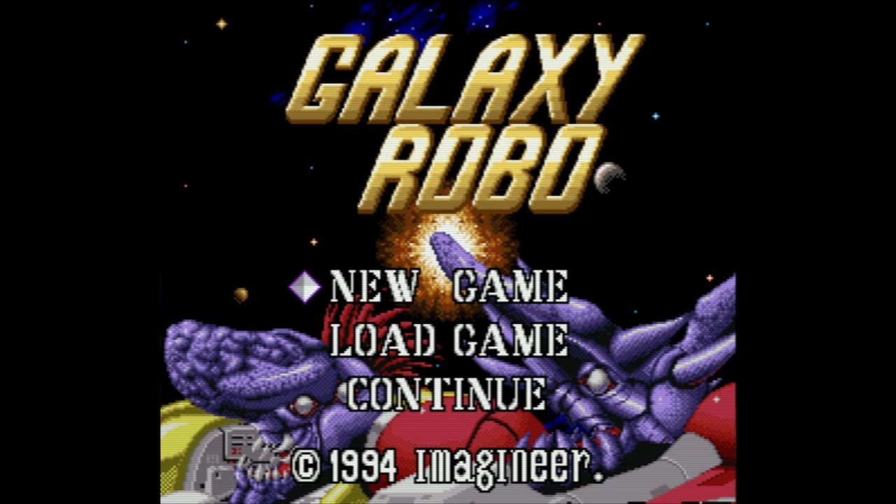 Galaxy Robo - Super Nintendo Entertainment System - Intro & Title ...