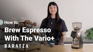 How to: Brew an Espresso with the Vario+