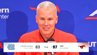 North Carolina Upset By Smu Coach Andy Enfield Post Game Press Conference